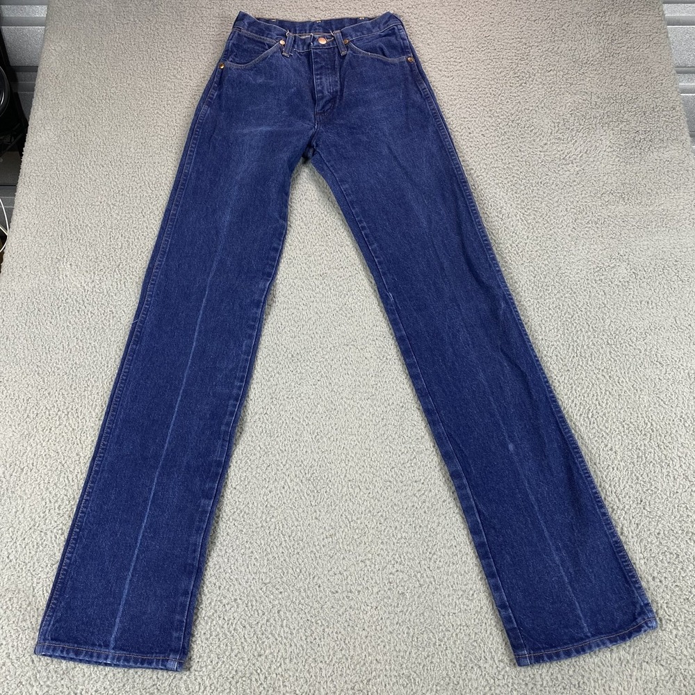 Vintage Wrangler Jeans Mens 28x38 (Fits 25x36) 80s Cowboy Cut 13MWZ Made in USA